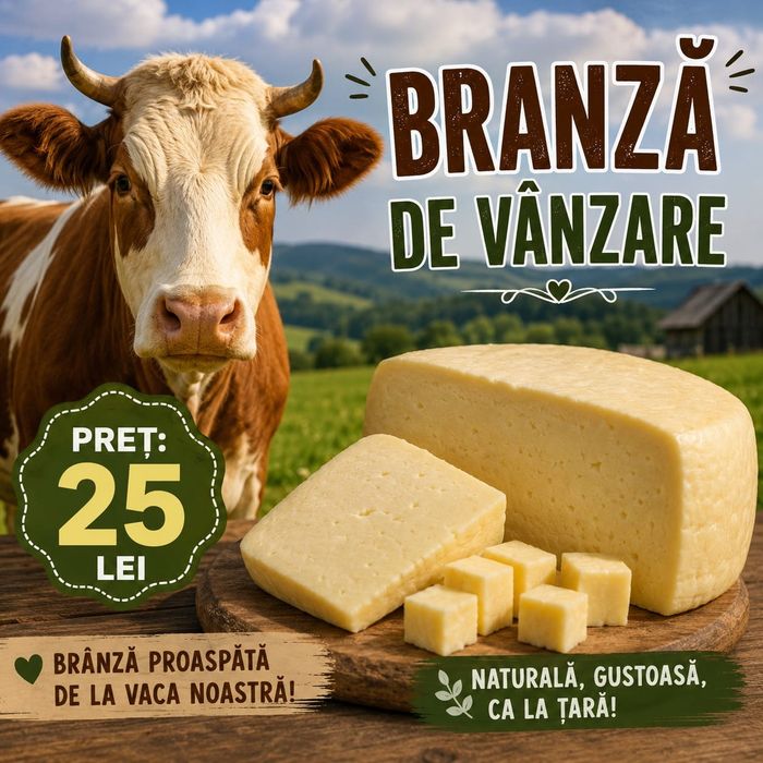 Branza de vaca bio