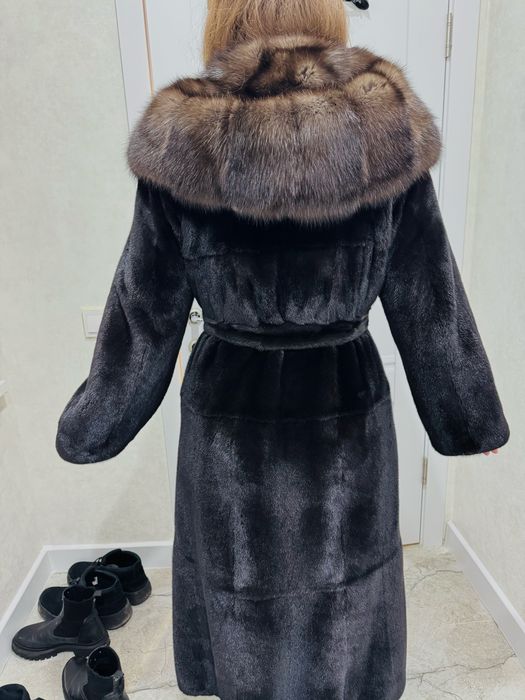 Шуба норковая 46 BLackGlama