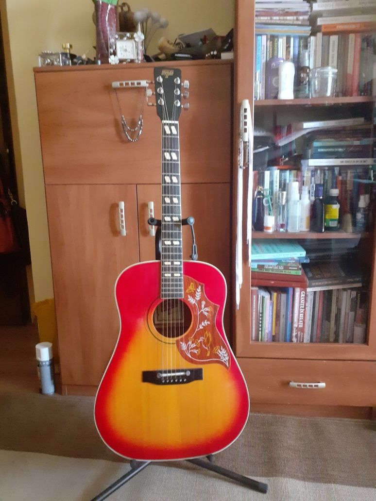 Chitar acustic Hondo lI H180A Korea anii 80. Iasi OLX.ro