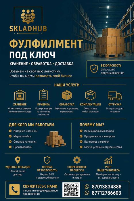 Фулфилмент/Услуги ТМЦ