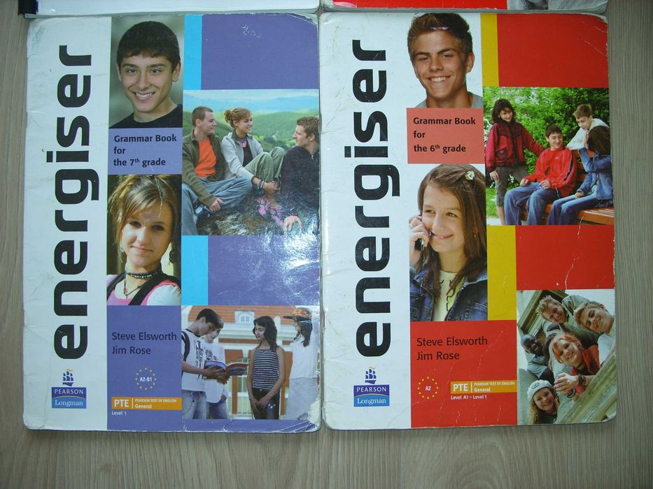 Английски език и тетрадки ЕNERGY 6 и 7 и SMASH for Bulgaria