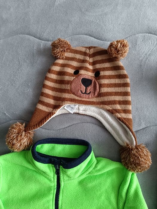 Ски грейка Rucanor ,поларен суичър и шапка мече 116см.