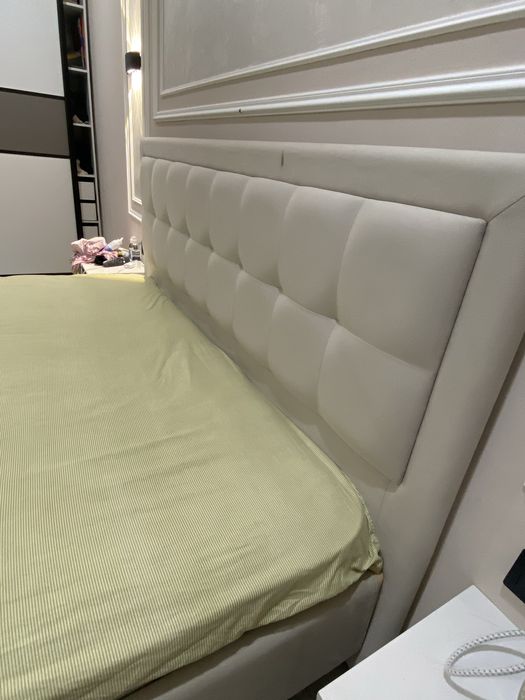 Кровать 180-200 с матрасом ортопед