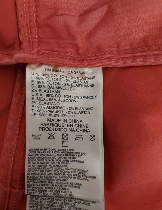 Sacou foarte frumos Diesel, coral, mărimea S, bumbac, stil urban/clasi