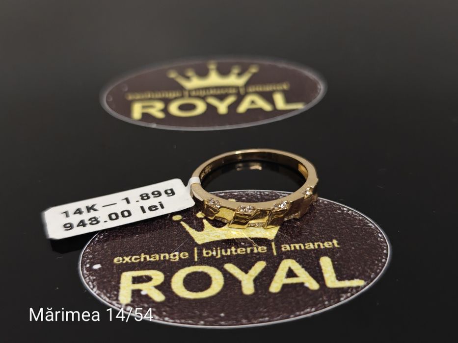 Bijuteria Royal: Inel aur 14k/1.89 gr