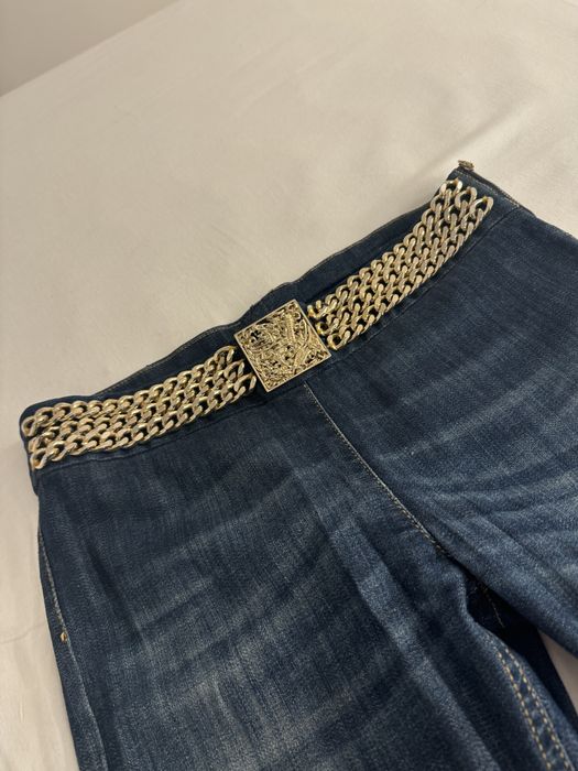 Blugi Elisabetta Franchi Cu Lanturi Aurii marime 29