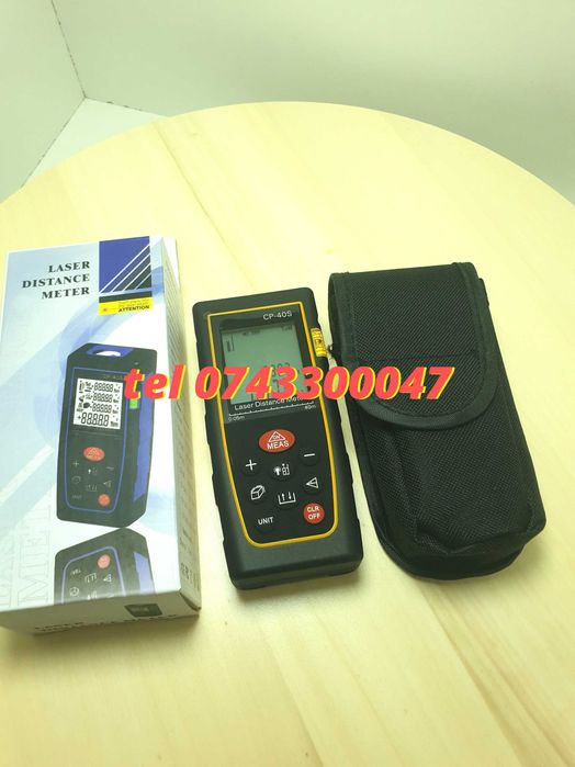 Telemetru Laser Profesional 40 M Precizie  2mm Protectie Ip54 p