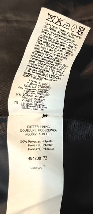 Sacou Orsay negru, cambrat, mărimea 38, elegant, office / business