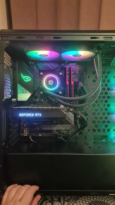 PC Gaming i5 9600k z390 Strix RTX 3060 16gb Ram 1tb SSD Watter-cooler