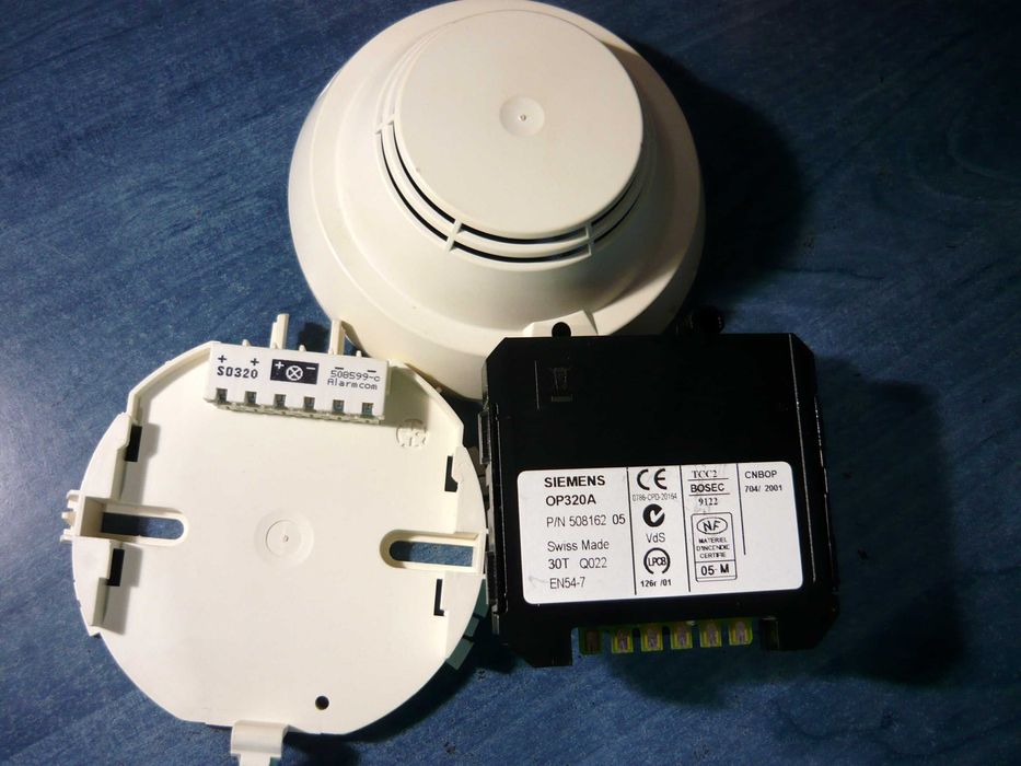 Sirena si detector optic adresabil de fum Siemens