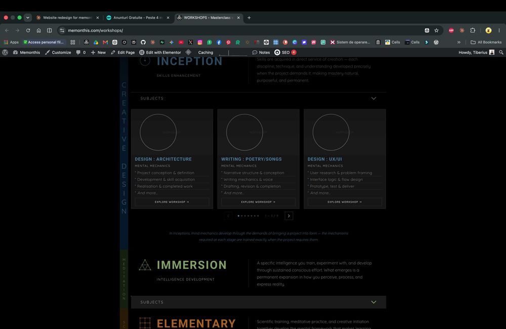 Website de la zero — design unic, bază de date, identitate vizuală completă