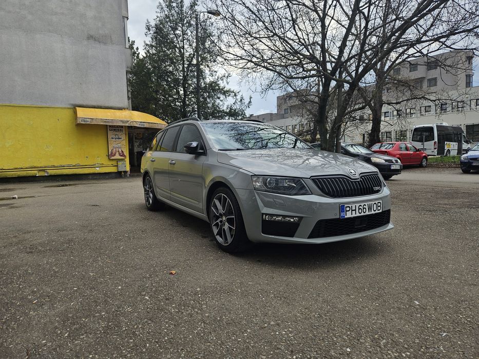 Skoda Octavia VRS 2.0 diesel DSG - Nardo Grey - 2017 - 4x4 - Panoramic - Webasto - Distronic - Canton