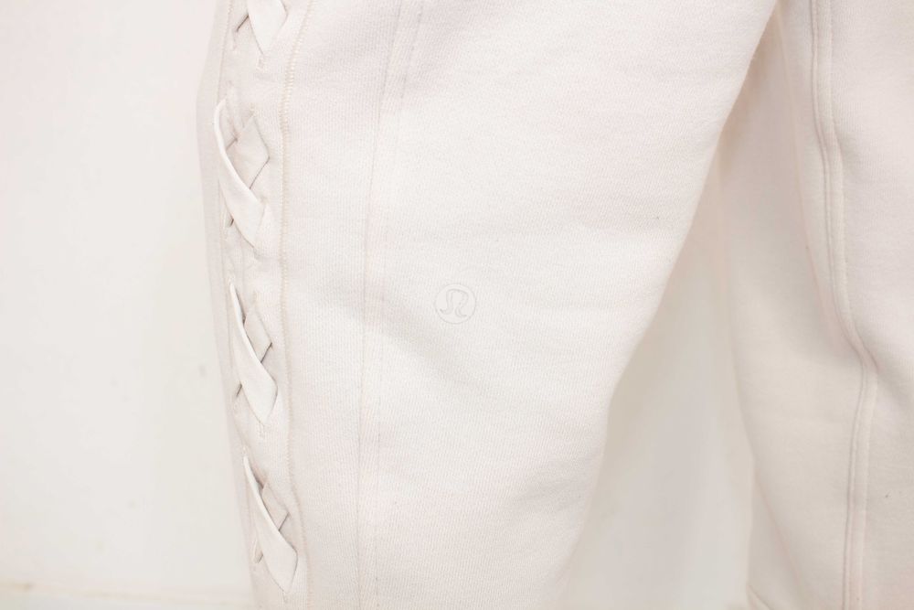 Lululemon Braided оригинален дамски комплект суичър + спортен панталон детайл плитки 2 XS