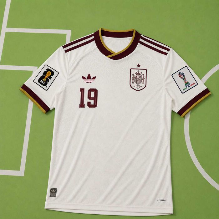 Tricou Spania Away Kit - Lamine Yamal 19 Fan Version