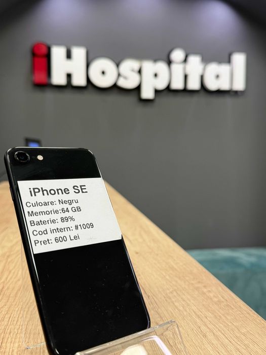 iPhone SE 64GB Black Negru 89% Baterie #1009
