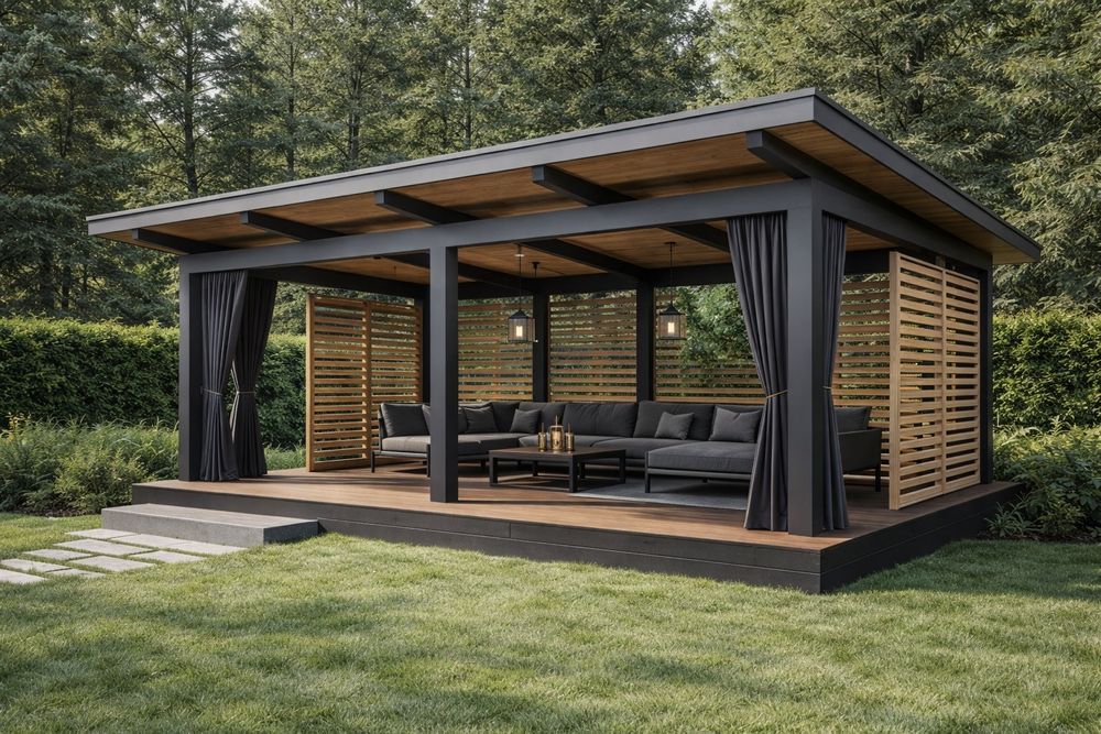 Terase lemn, foisoare lemn, casute de gradina,magazii,  mobilier gradina