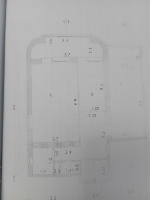Прод-ся 2-х ком. 11-11-хх. 2-хон уй сот-ди (160 млн дан 3 булиб) 6 ой