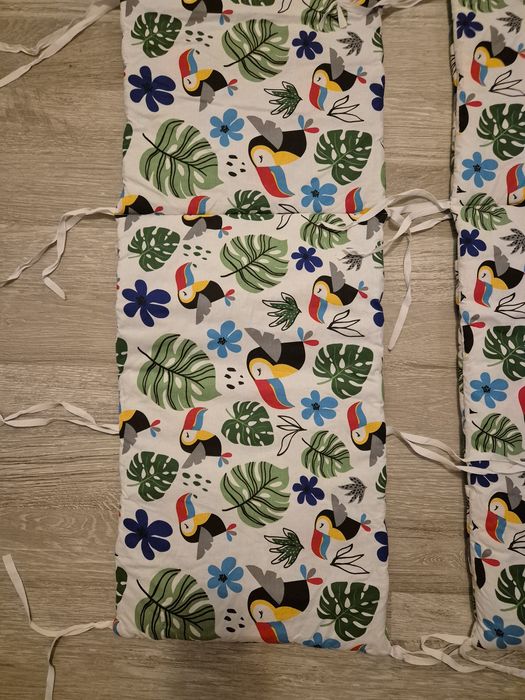 Set 2 Protectii / aparatori patut bebe