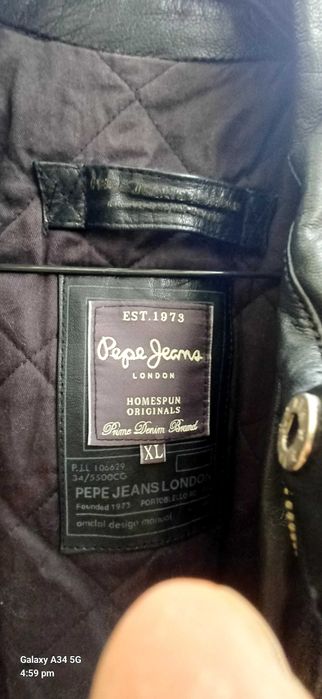 Geaca piele Pepe Jeans