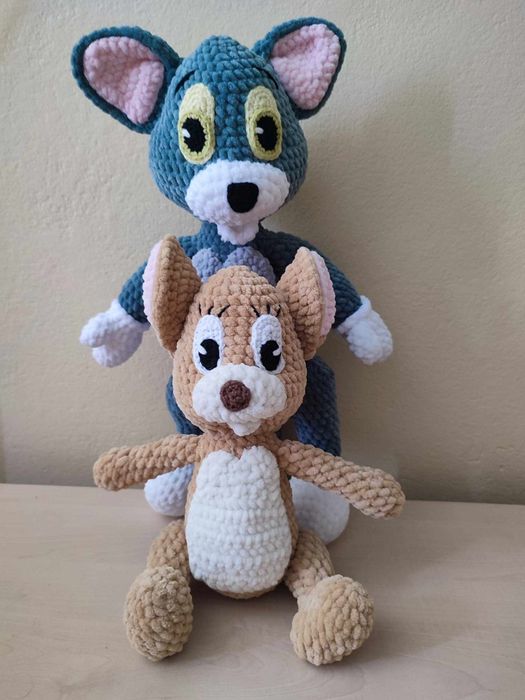 Плетени играчки Том и Джери