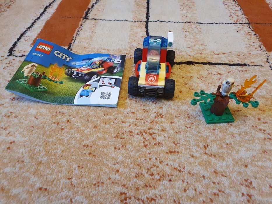 Lego City: Incendiu în pădure 60247 - 84 piese (cutie originala)
