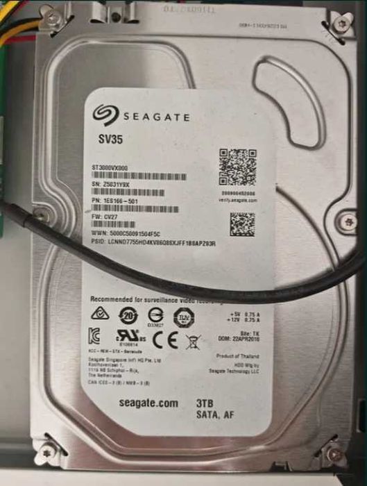 Hard disk HDD SATA (Surveillance) Seagate 3TB 7.2k - 3.5 Inch