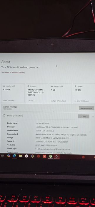 Lenovo legion Y520