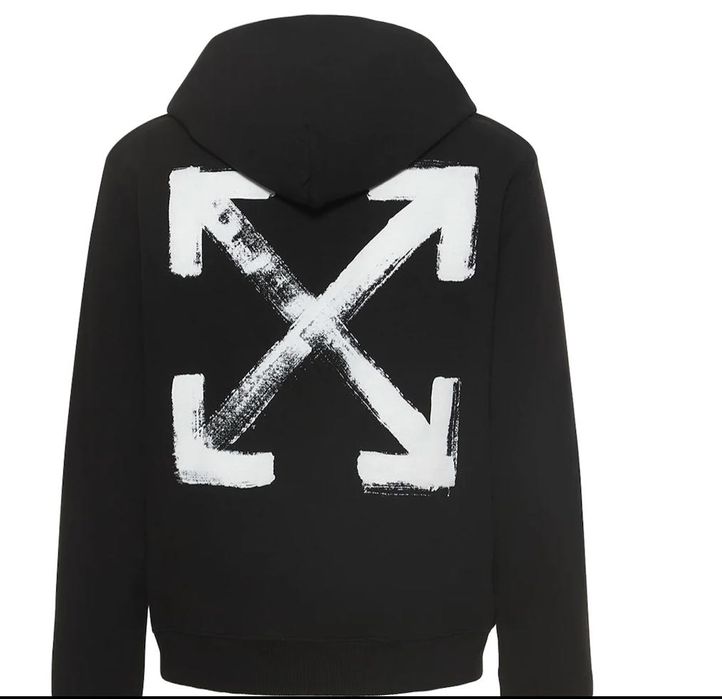 Lichidare de Stoc - Hanorac Off - White bumbac Culoare Ca în Poza