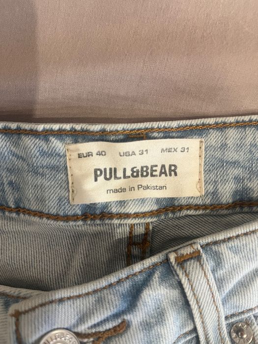 Дънки pull&bear в светло син цвят