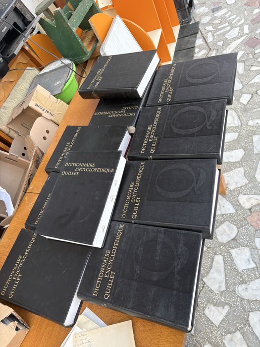 Set enciclopedii vechi Dictionnaire Encyclopedique Quillet+ carti rare