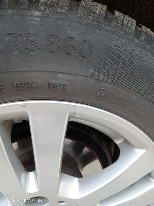 Genti allu  cu cauciuc de iarna continental