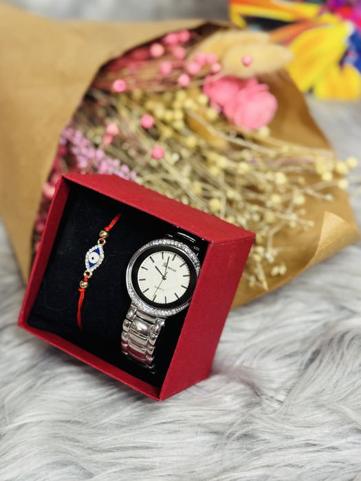 Set ceas dama + accesoriu