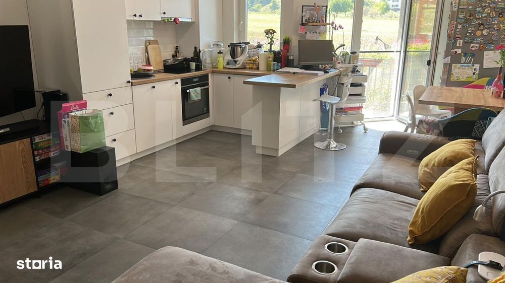 Apartament 3 camere cu gradina, terasa si parcare langa Baza Sportiva