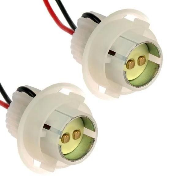 фасунга с кабели за крушка с две светлини 21/5w bay15d 1157 2 броя ...