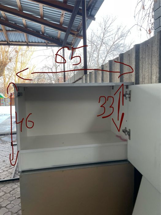 Сет из 9 серых тумбочек