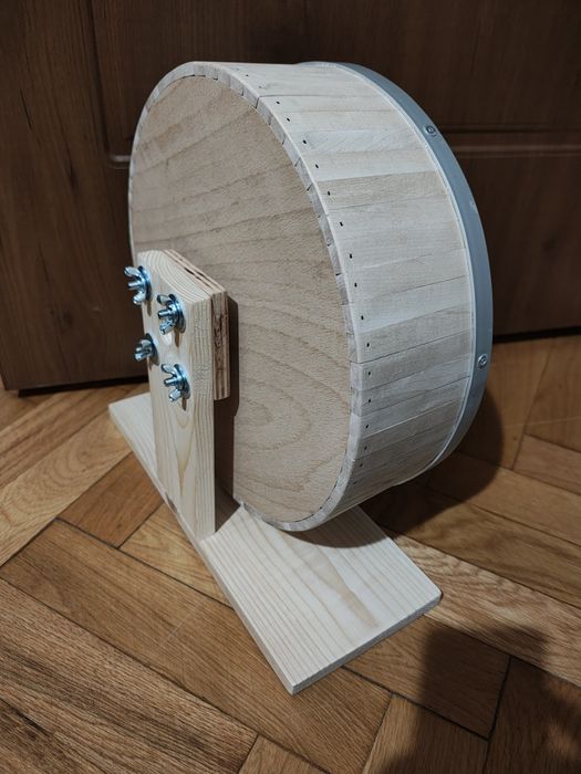 Roata lemn 30cm, Degu si Gerbil protectie impotriva rosaturilor