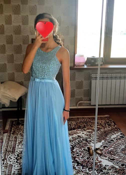 Вечернее длинное платье