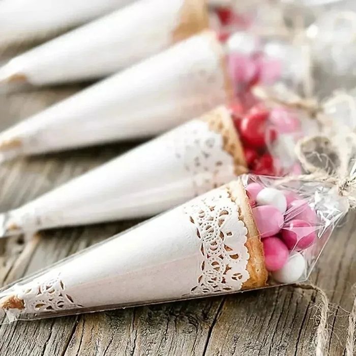 Конусные пакеты треугольные