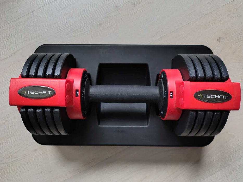 Gantera reglabila TECHFIT TC221101A, 11kg, negru