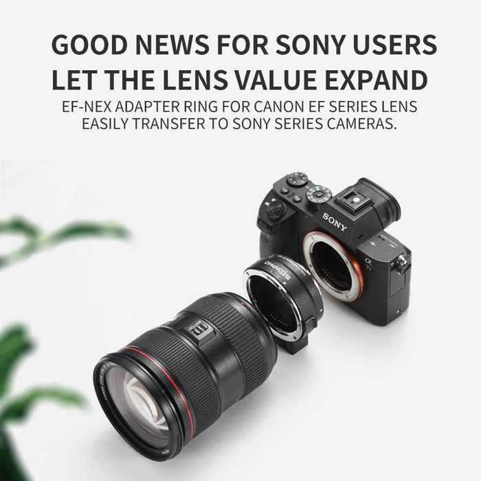 Переходник Andoer адаптер EF-Sony E Mount Nex