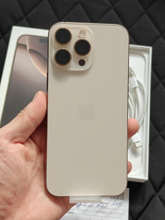 iPhone 16 Pro Max 256 gb ёмкость 100