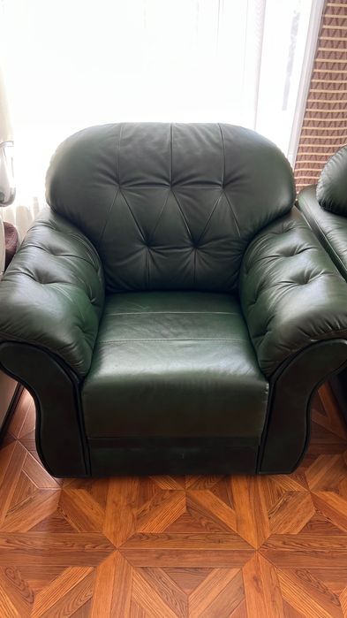 Кожаный диван 3+1+1