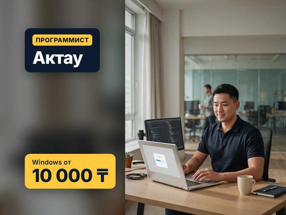 Программист Актау: переустановка windows, ворд, автокад, игры