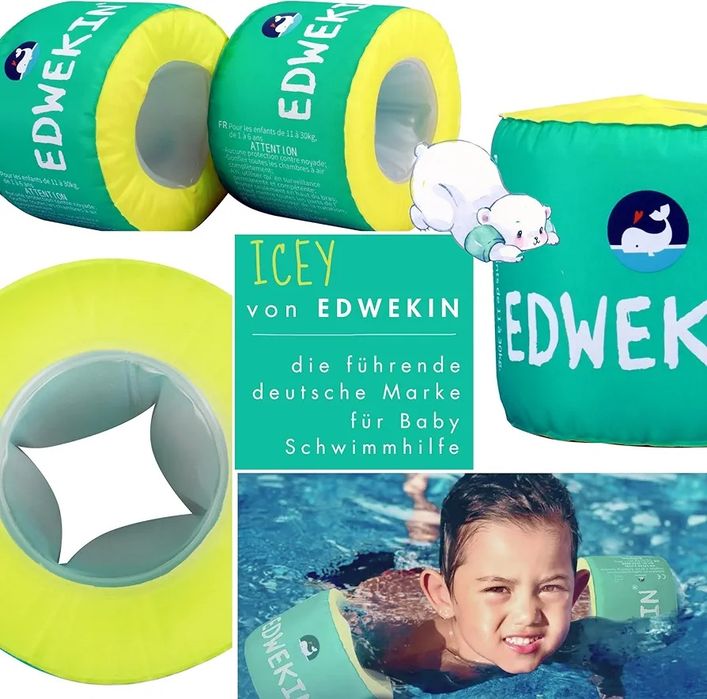Детски ръкавици за плуване с EVA пяна, EDWEKIN ICEY, 3-6 години