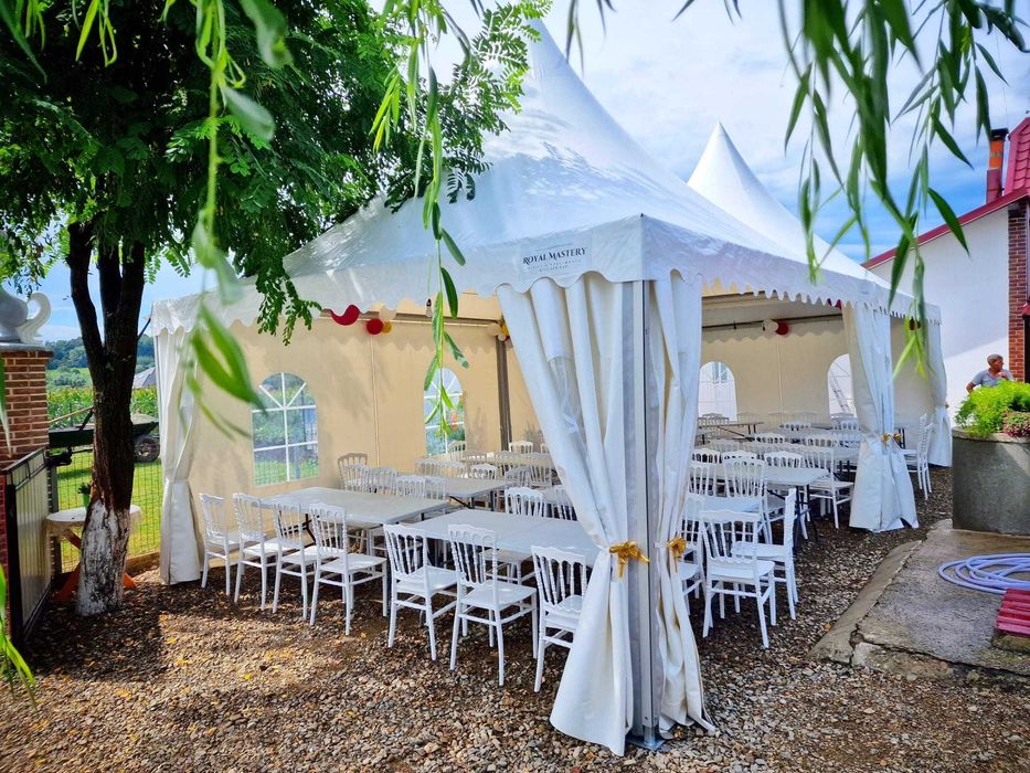 Corturi pentru Nunți & Petreceri | Seturi Mese, Scaune, Decor Complet