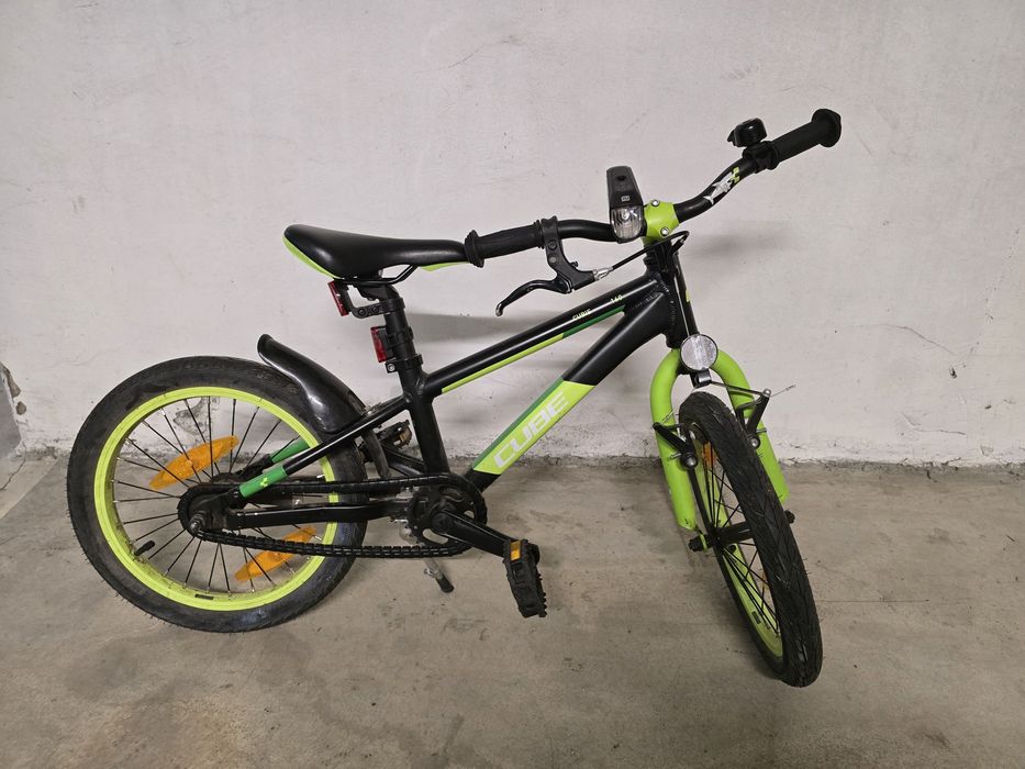 Cube 16" Cubie 160 детско колело 3-7г. с опция пом. колела