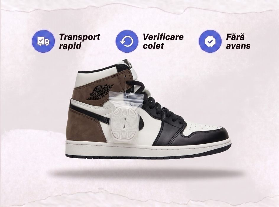 Adidasi Jordan 1 Mocha - Sneakers High