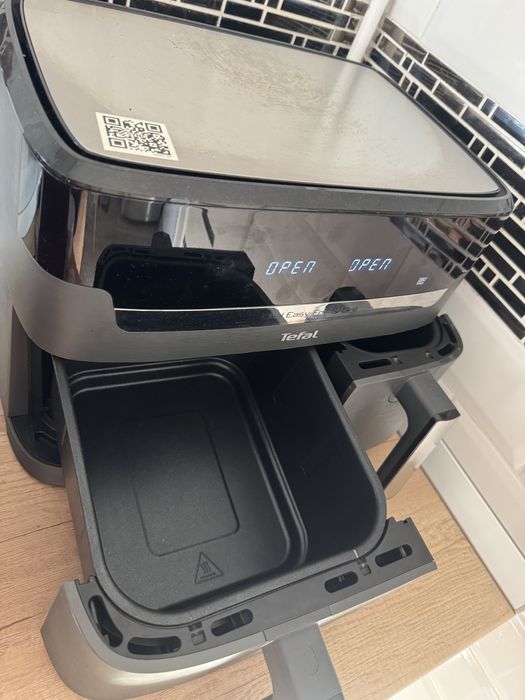 Friteuză cu aer cald dublă Tefal stare impecabilă