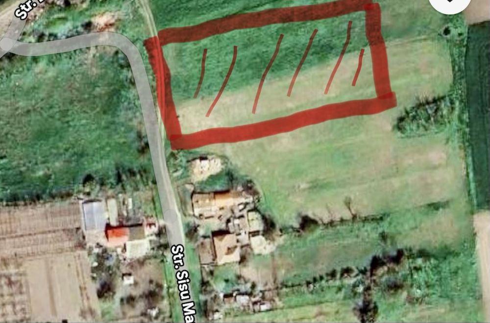 Teren intravilan 3000 mp  7,3€ /mp