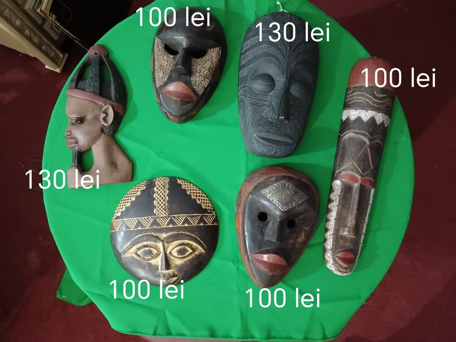 Măști africane din lemn